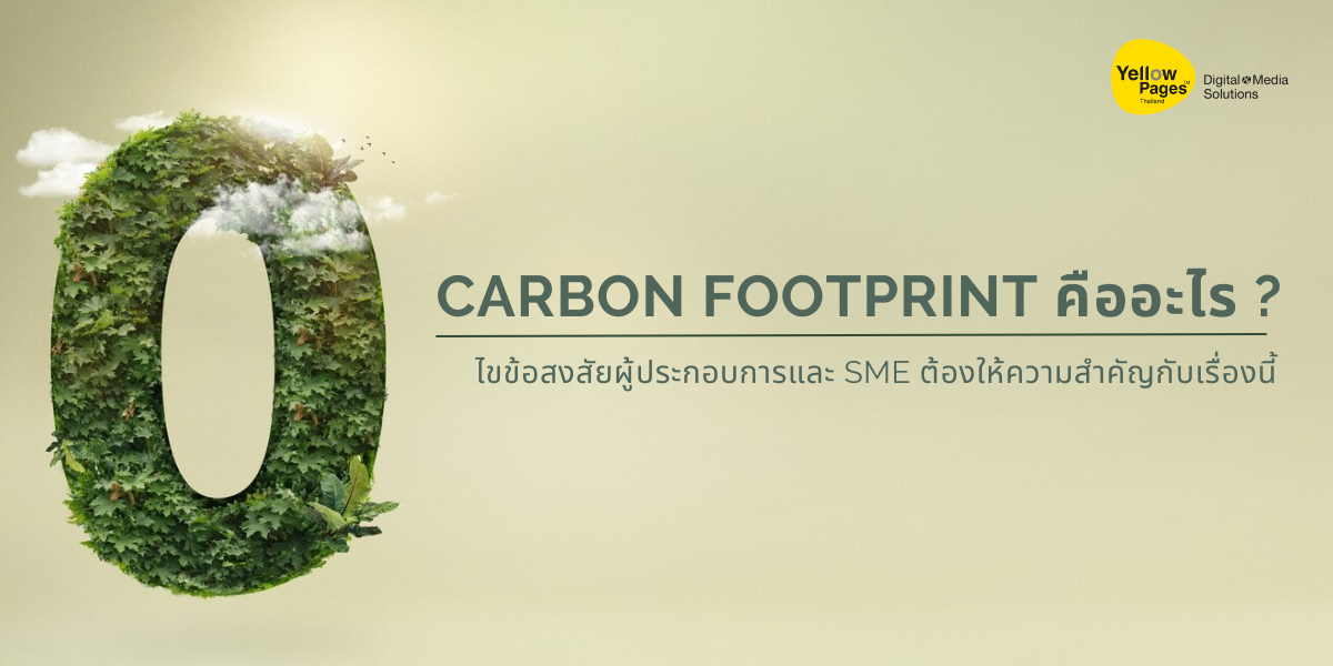 Carbon Footprint ไขข้อสงสัยผู้ประกอบการและ SME ต้องให้ความสำคัญกับเรื่องนี้