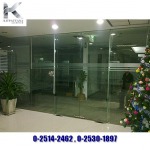 Installation of aluminum frameless glass - Kit Pattana Aluminium Part., Ltd.