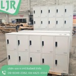 Factory producing and designing steel cabinets and steel storage shelves - Cutting, punching, folding, spraying, painted metal sheet, Chon Buri - LJR Industry