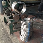 Get stainless steel pipe rolls. - Laser cutting factory, folding steel, Samut Prakan, Thai stainless steel assets.