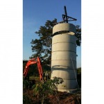 Install concrete water tank - แทงค์น้ำ คอนกรีตสำเร็จรูป
