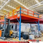 Rack supported mezzanine floor - รับผลิตติดตั้งชั้นวางอุตสาหกรรม - ทีทีซี โลจิสติกส์ (ประเทศไทย)