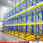 Push Back Pallet Racking System - รับผลิตติดตั้งชั้นวางอุตสาหกรรม - ทีทีซี โลจิสติกส์ (ประเทศไทย)