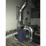 Installation of air ducts. - K P & J Engineering Part., Ltd.