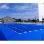 Standard sports flooring, ITF tennis court, basketball court, Portable badminton court. - PU Sport Flooring-Barame