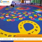 งานพื้นสนามกีฬา Play Ground EPDM สนามเด็กเล่น - ออกแบบก่อสร้างสนามกีฬาพื้นพียู-บารมี