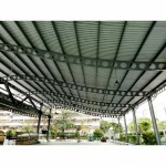 Structural steel outdoor roof cellular beam - JG Design And Build Co., Ltd.