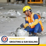 ซ่อมพื้นคอนกรีต - รับซ่อมพื้นถนนคอนกรีต - พาวเวอร์เกร๊าท์