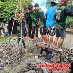 Accepting pile driving by human power, reasonable price, Pathum Thani - รับเหมาตอกเสาเข็ม ปทุมธานี เทพไมโครไพล์