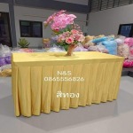 โรงงานผลิตผ้าคลุมโต๊ะ เก้าอี้ - เอส ที บี บิซิเนส