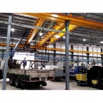 Installation of a crane in a factory in Nonthaburi - ซื้อขายเครนไฟฟ้ามือหนึ่งและมือสอง - เครนซิ่ง 2021