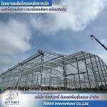 Prefabricated warehouse construction services in Pathum Thani. - Kittirit-Truss