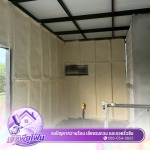 Thermal insulation foam spraying service, floating foam injection