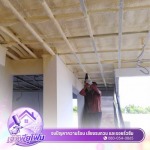 Thermal insulation foam spraying service, floating foam injection