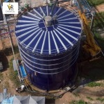 FRP Tank งานถังไฟเบอร์กลาส - เคลือบไฟเบอร์กลาส Epoxy PU - วีอาร์ เคมีคอล 2018