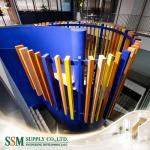 บันไดเหล็กสั่งทำพิเศษตกแต่งภายใน (Custom Steel StairInterior design) - รับทำบันไดวนเหล็กโมเดิร์นตามแบบ - เอส.เอส.เอ็ม. ซัพพลาย