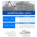 แผ่นพื้นท้องเรียบ - บริษัท เอส พี ที คอนกรีต จำกัด