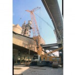 Crawler Crane 300 ตัน ยกงานรื้อและติดตั้ง EP-RAW MEAL - บริษัท สหเครนเซอร์วิส จำกัด