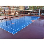 Pu/Epoxy Coating Sport - รับทำพื้นอีพ๊อกซี่ - บริษัท โคแอค กราวด์ จำกัด