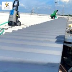 FRP Roof งานหลังคาไฟเบอร์กลาส - เคลือบไฟเบอร์กลาส Epoxy PU - วีอาร์ เคมีคอล 2018