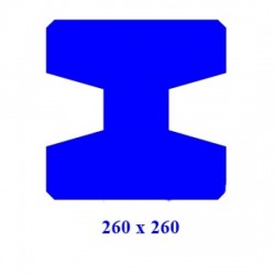 เสาเข็มรูปตัวไอ 260x260