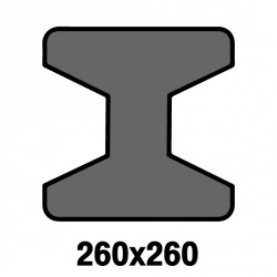 เสาเข็มรูปตัวไอ 260x260