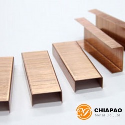Corrugated wire staples