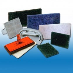 เครื่องขัดพื้นใยขัดและฟองน้ำ (Scouring & Cleaning Pads)