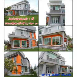 งานก่อสร้างบ้านพักอาศัย 2 ชั้น