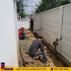 Repairing a sunken house wall