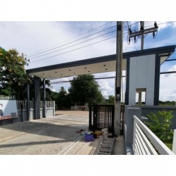 รับเหมาทำซุ้มประตูทางเข้าโครงการหมู่บ้านนนทบุรี