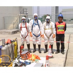 Hired to work in confined spaces