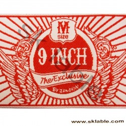 ป้ายทอตราเสื้อ ป้ายทอผ้าธรรมดา 