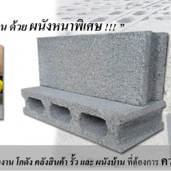 อิฐบล็อก ขนาด9ซ.ม.   			