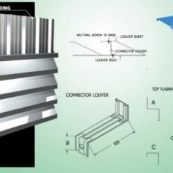 เมทัลชีท บานเกล็ด LOUVER SHEET