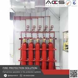 ออกแบบติดตั้งระบบดับเพลิงอัตโนมัติด้วยก๊าซ (Fire suppression systems -Novec 1230,FM200,CO2)