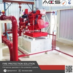 ออกแบบติดตั้งระบบดับเพลิงโรงงาน (Fire Pump)