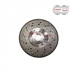ใบเจียร 4'' เจาะรู ขอบโค้ง (Diamond Cup Wheel 4'')