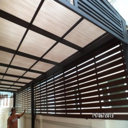 งานหลังคาระแนง โชว์หัวไม้,ระแนงบังตา,ระแนงรั้ว