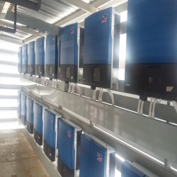 งานติดตั้ง Inverter SMA โครงวการโซล่ารูฟท็อป ขนาด 1 MW. 