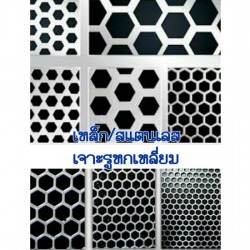 เหล็ก/สแตนเลส เจาะรูหกเหลี่ยม