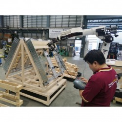 หุ่นยนต์ผลิตพาเลทไม้ อัตโนมัติ