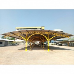 Steel roofing car cellular beam
