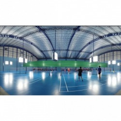 Roof frame swimming stadium