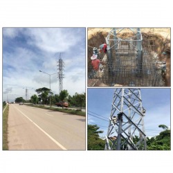 PROJECT : Steel Tower 115 KV. Wangsapung, Loei