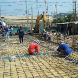 งานเทพื้นคอนกรีต
