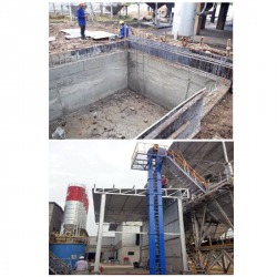 งานสร้างชุดลำเลียงทรายเข้าบด