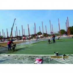 รับเทพื้นคอนกรีต ลานจอดรถ