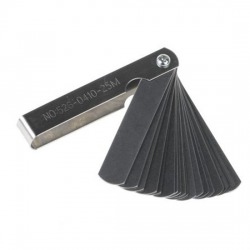 Wholesale 25 gauge gage filler, RS PRO Steel Feeler Gauge, 25 Blades For the pro mechanic, the ground gauge gauge blade 