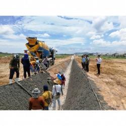 Concrete wall work